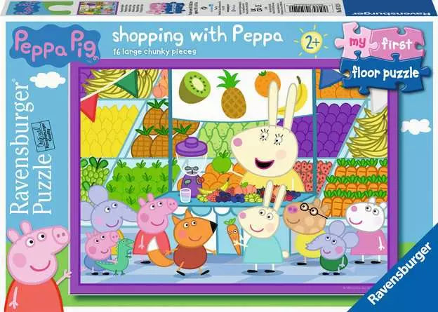Shopping with Peppa: My First Floor Puzzle 16pc