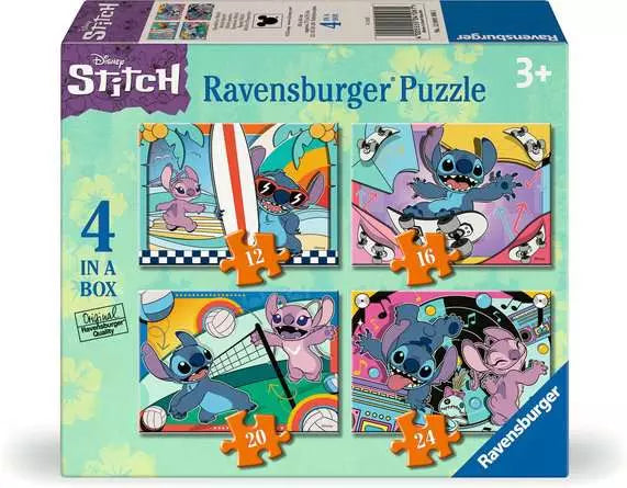 Disney Stitch 4 in a Box 12,16,20 & 24pc