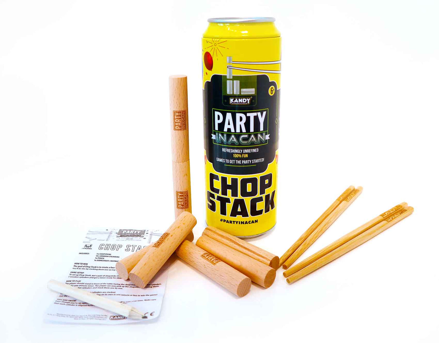 Party in a Can Chop Stack