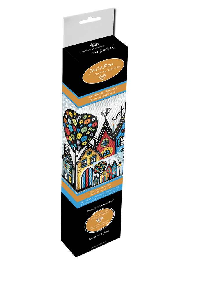 Four Doors and a Tree 12X12"