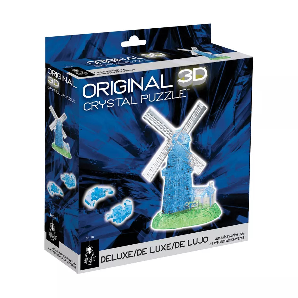3D Crystal Puzzle Windmill