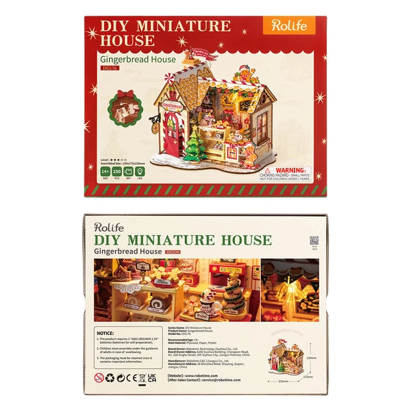 DIY Miniature House - Gingerbread House