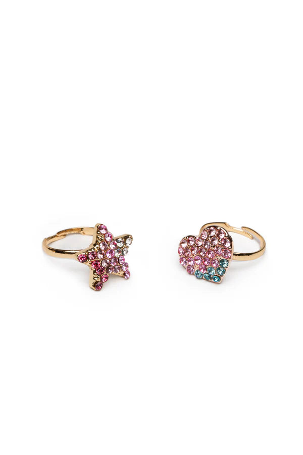 Dreams of Love Spinner Rings (2 pc)