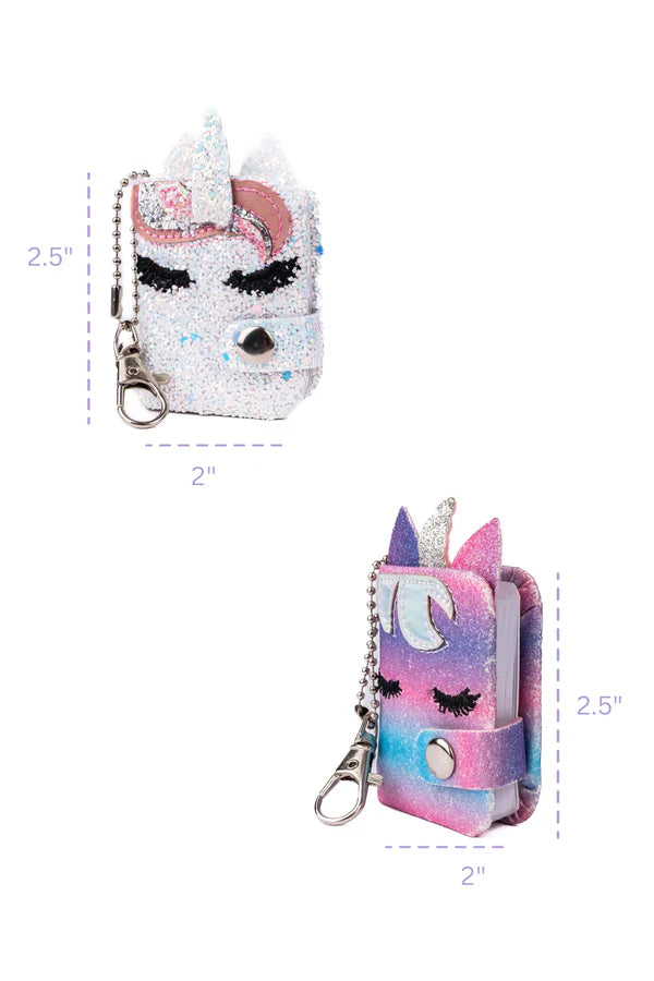 Mini Sparkly Friends Keychain Journal