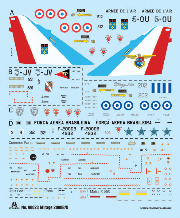 Mirage 2000 B/D 1/72