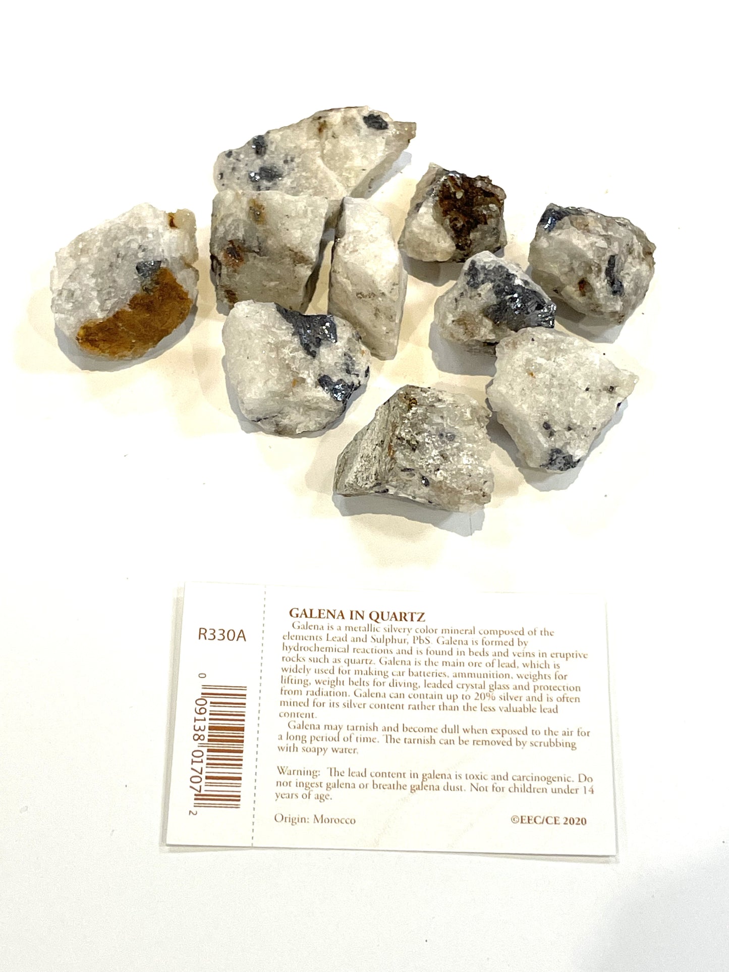 Galena in Quartz