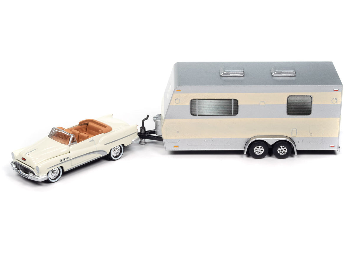 Buick Super with Camper Trailer 1953 1/64