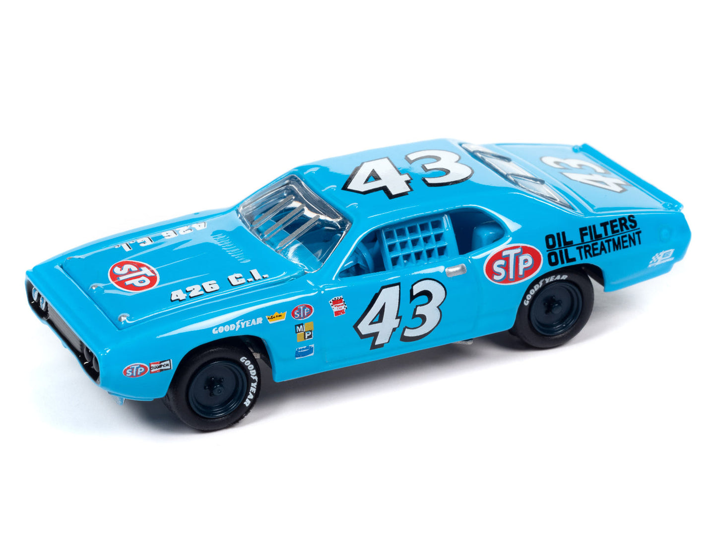 Pop Culture Plymouth Road Runner Stock Car 1972 1/64