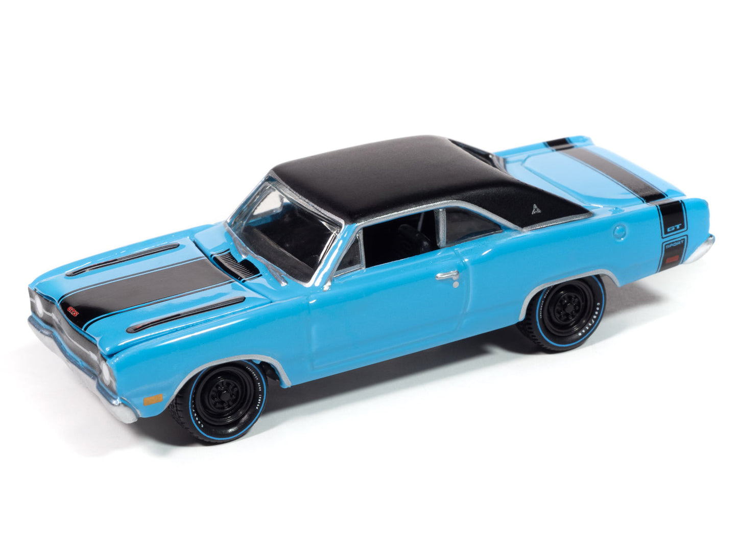 Dodge Dart GTS 340 1969 1/64 - Speedway Blue Streak - Pop Culture