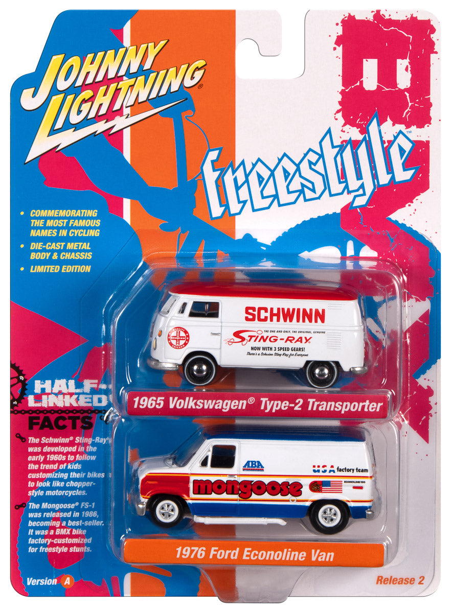 Volkswagen Type-2 Transporter & Ford Econoline Van 1976 1/64