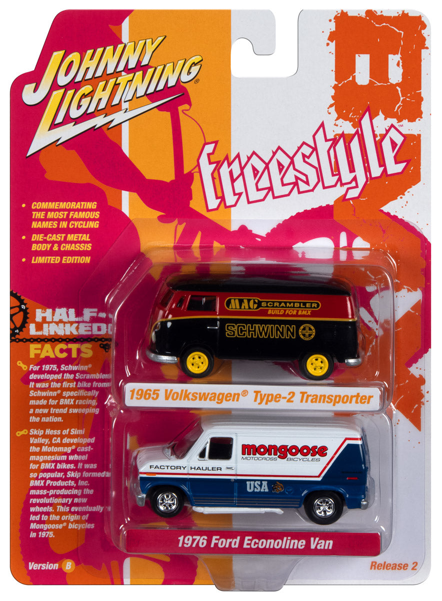Volkswagen Type-2 Transporter & Ford Econoline Van 1976 1/64