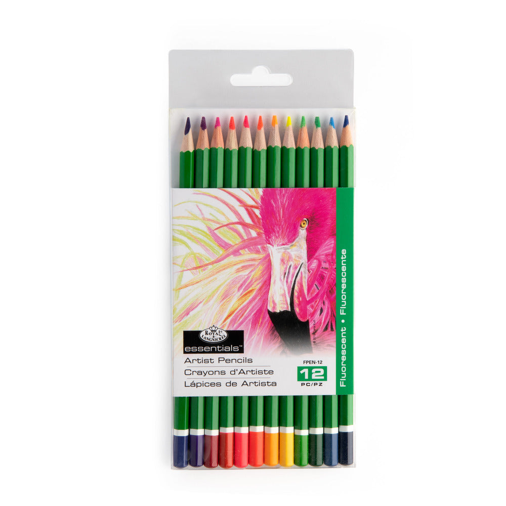 Flourscent Artist Pencils 12pc