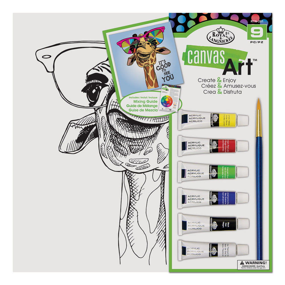 Canvas Art Giraffe
