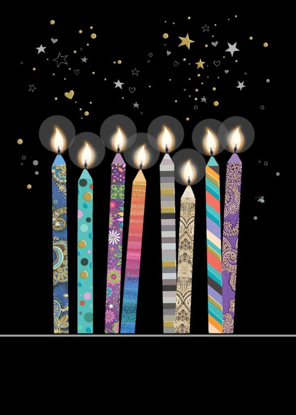Candles Card (blank inside)