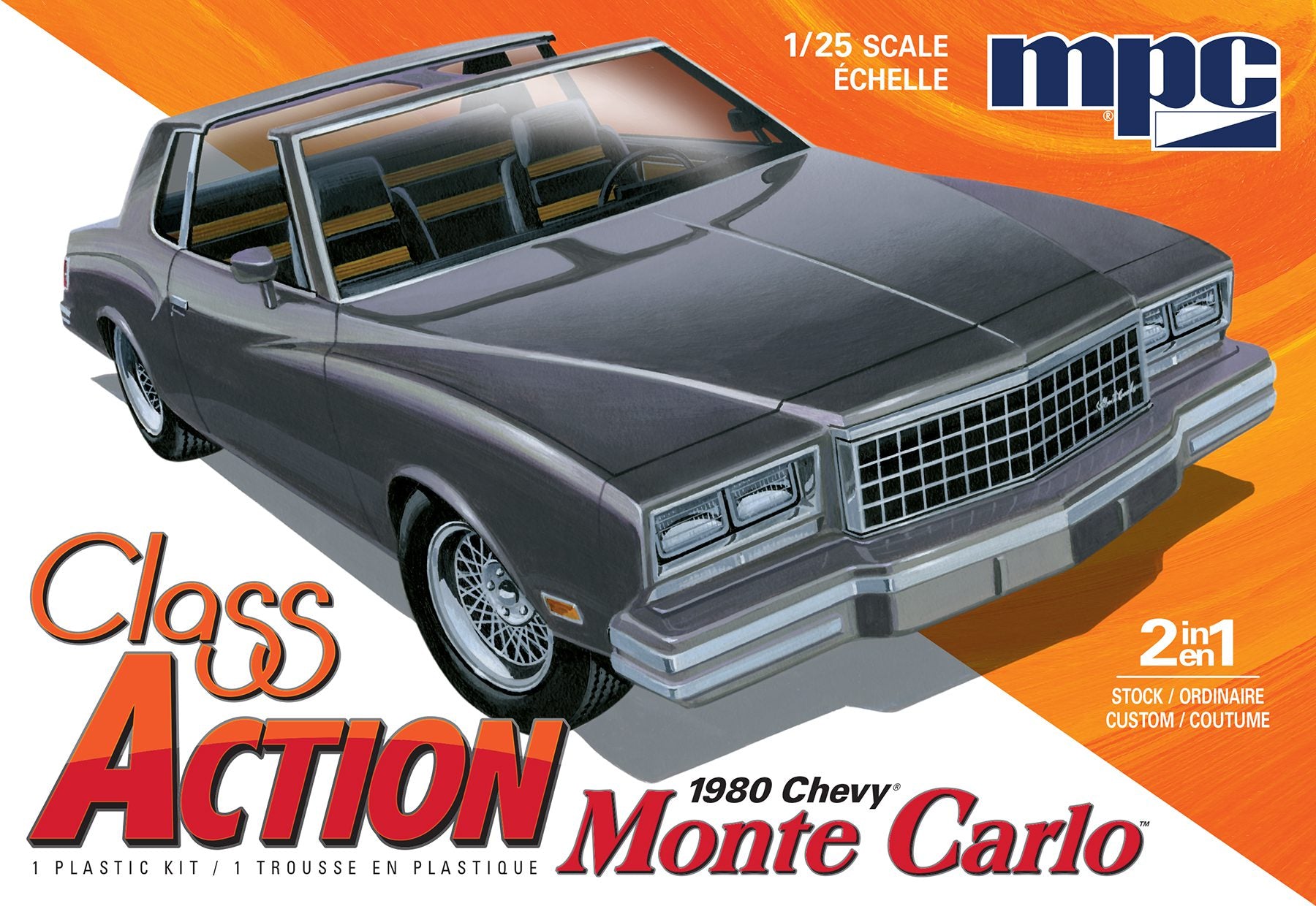 thumbnail image 2 of MPC 1980 Chevy Monte Carlo Class Action 2T Model Kit - 1:25 Scale 2 of 3