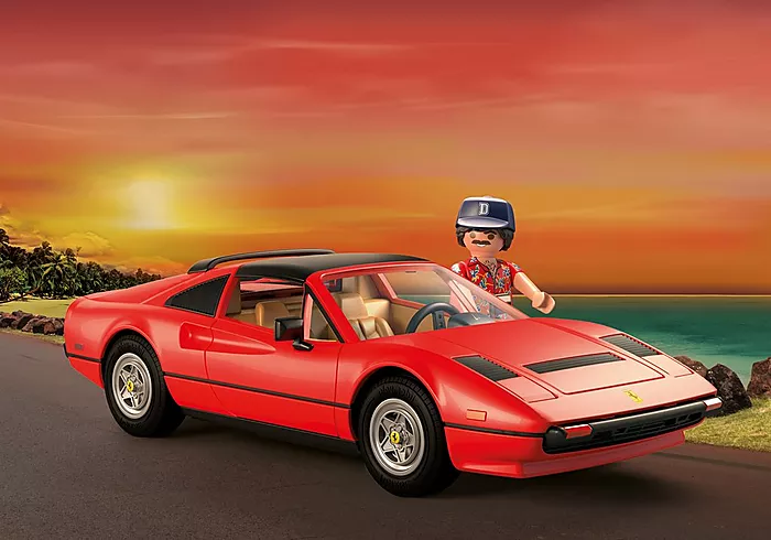 Magnum P.I. with Ferrri 308 GTS Quattrovalvole