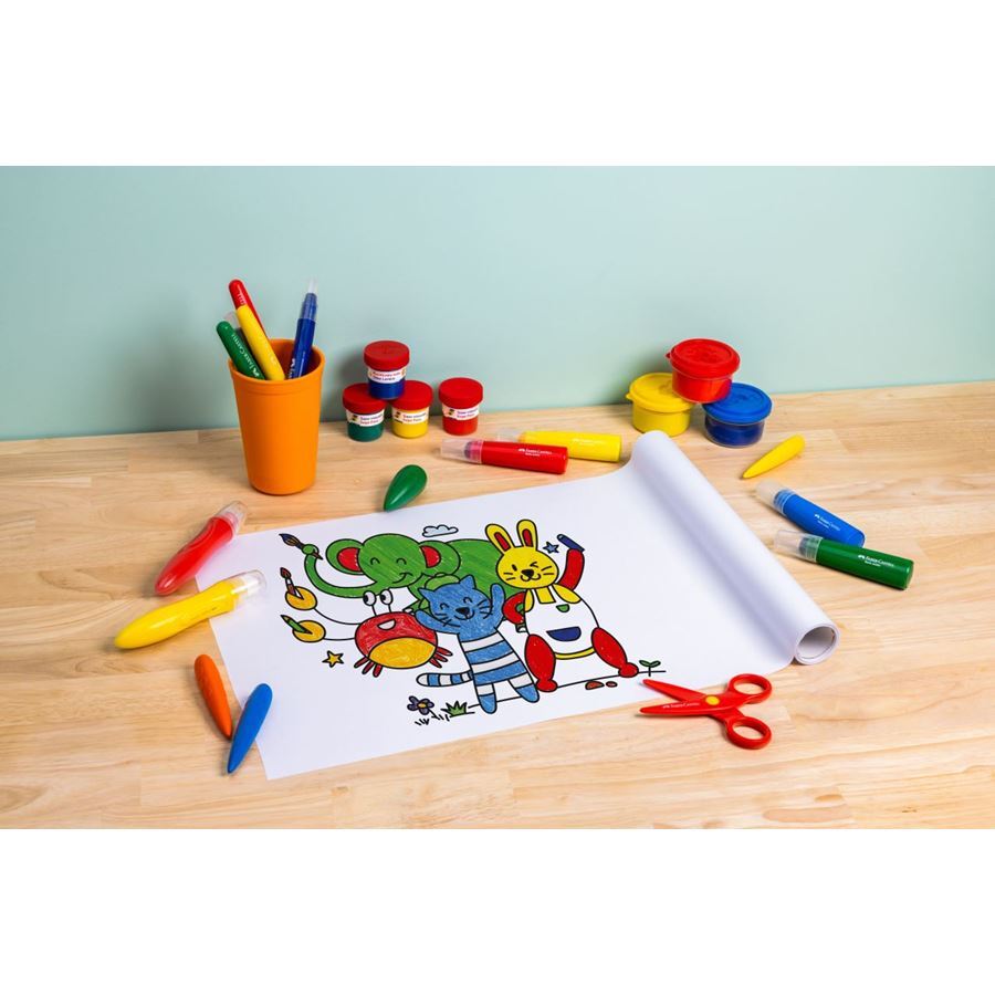 Easy Peel Stickable Colouring Roll