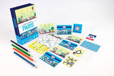 Next Station Paris - The Flip and Write Game of Sketching Subway Lines