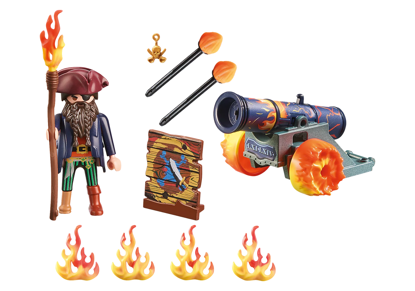 Pirate with Cannon Gift Set