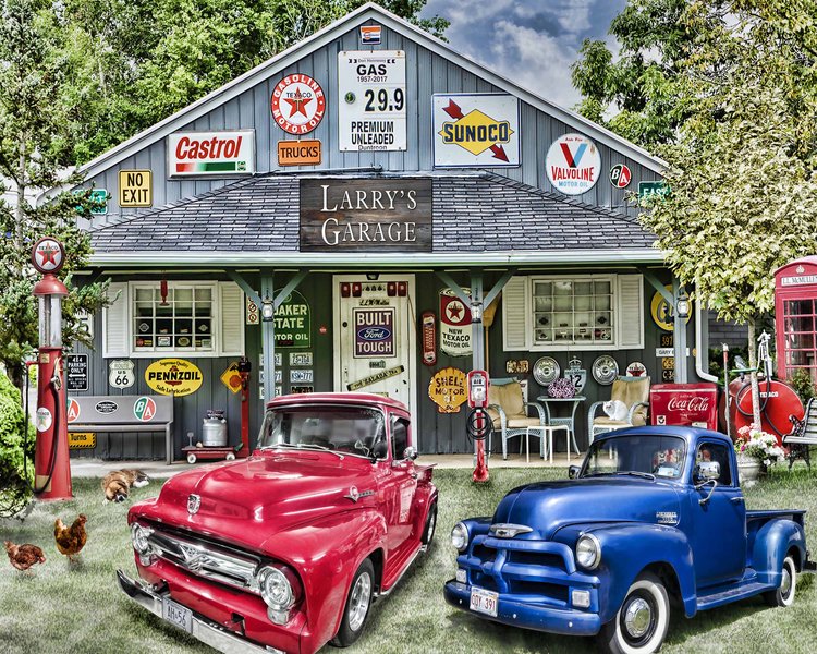 Larry's Garage 1000pc
