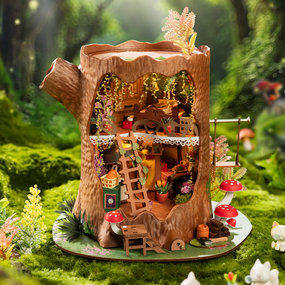 DIY Miniature Fairy Tale Tree House