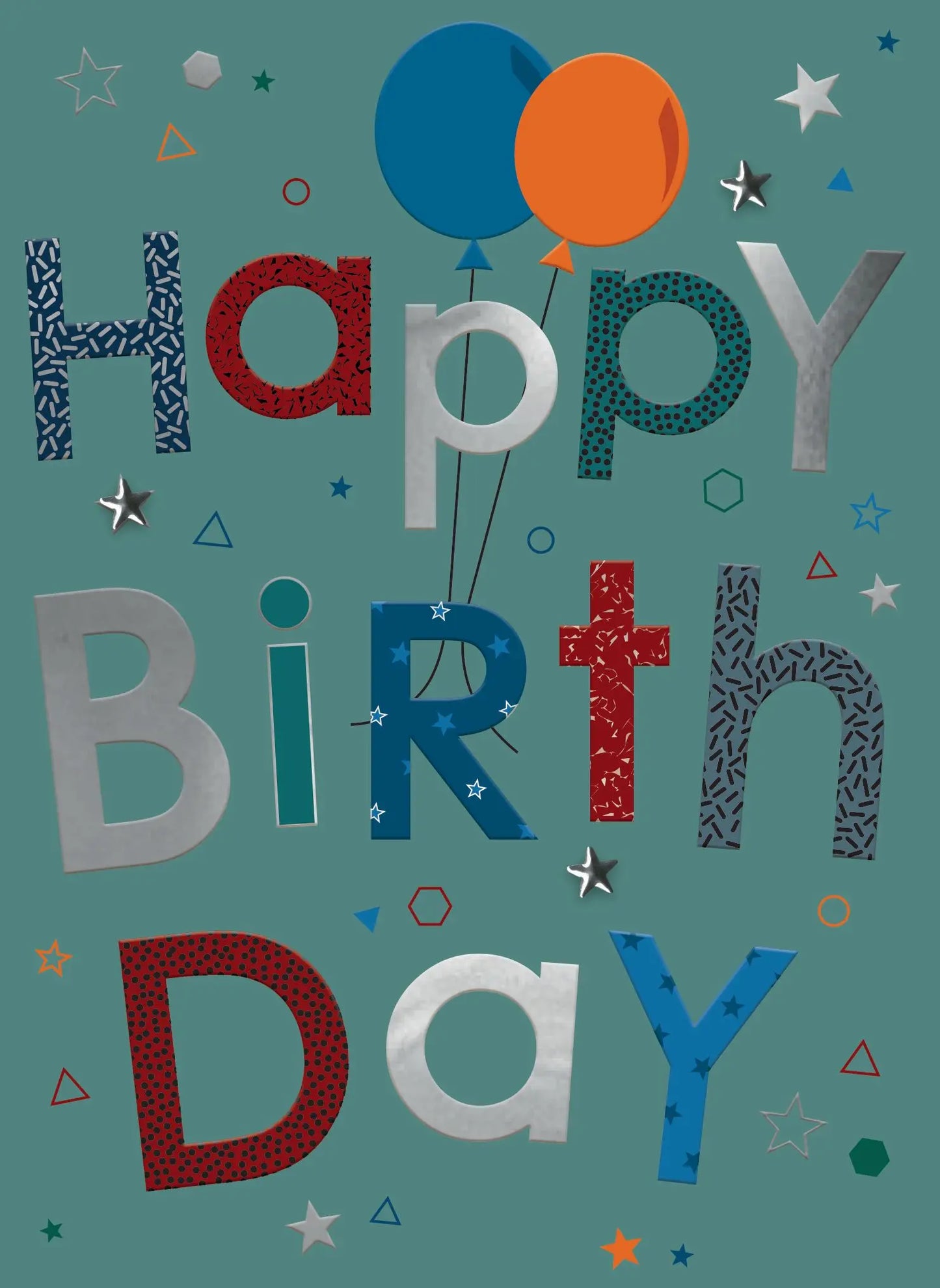 Happy Birthday - Balloons Birthday Card