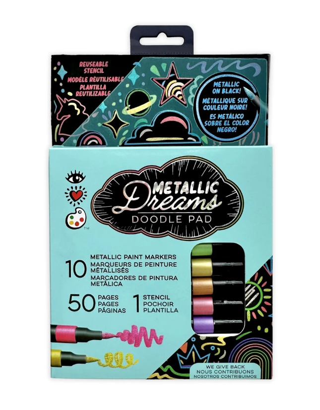 Metallic Dreams Doodle Pad