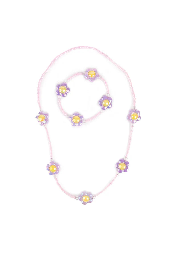 Crazy for Daisies Necklace & Bracelet Set 2pc