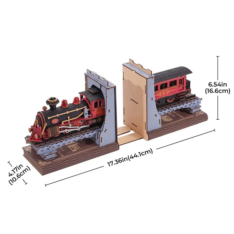 DIY Book Nook Century Train