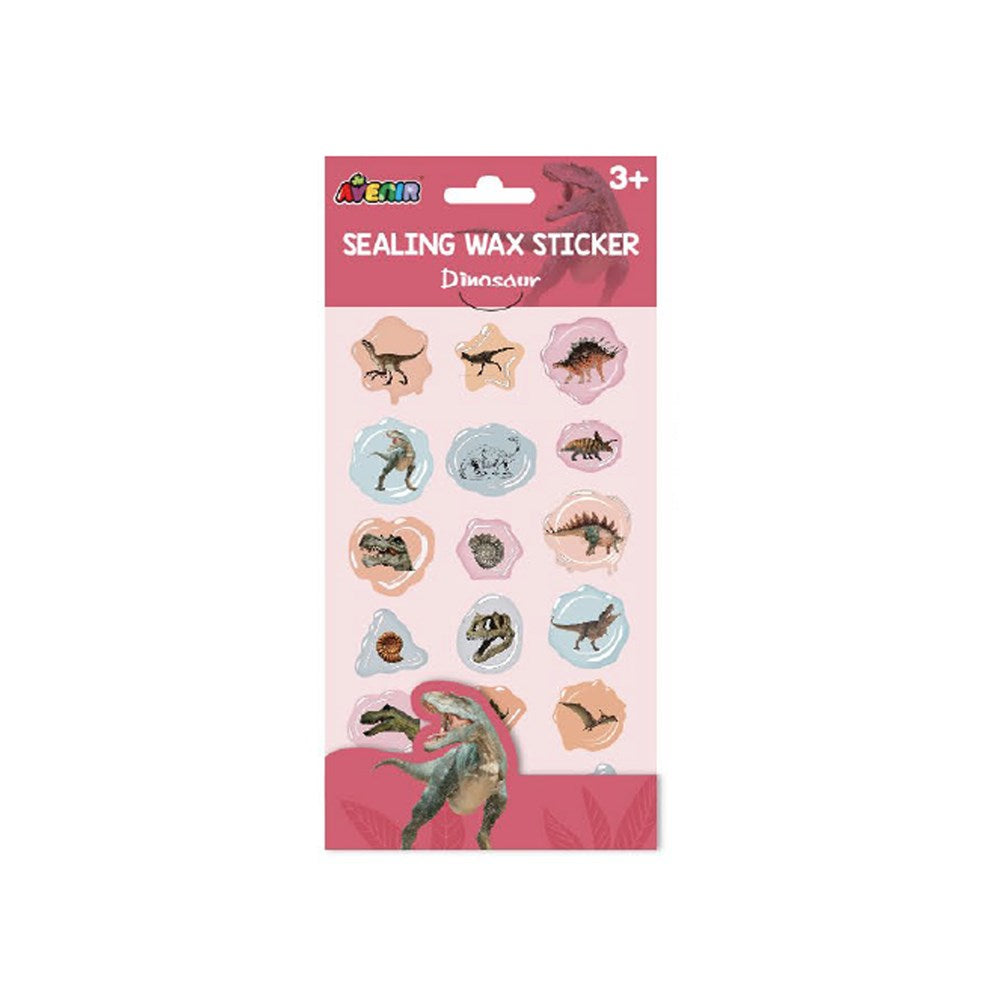 Sealing Wax Dinosaur Stickers