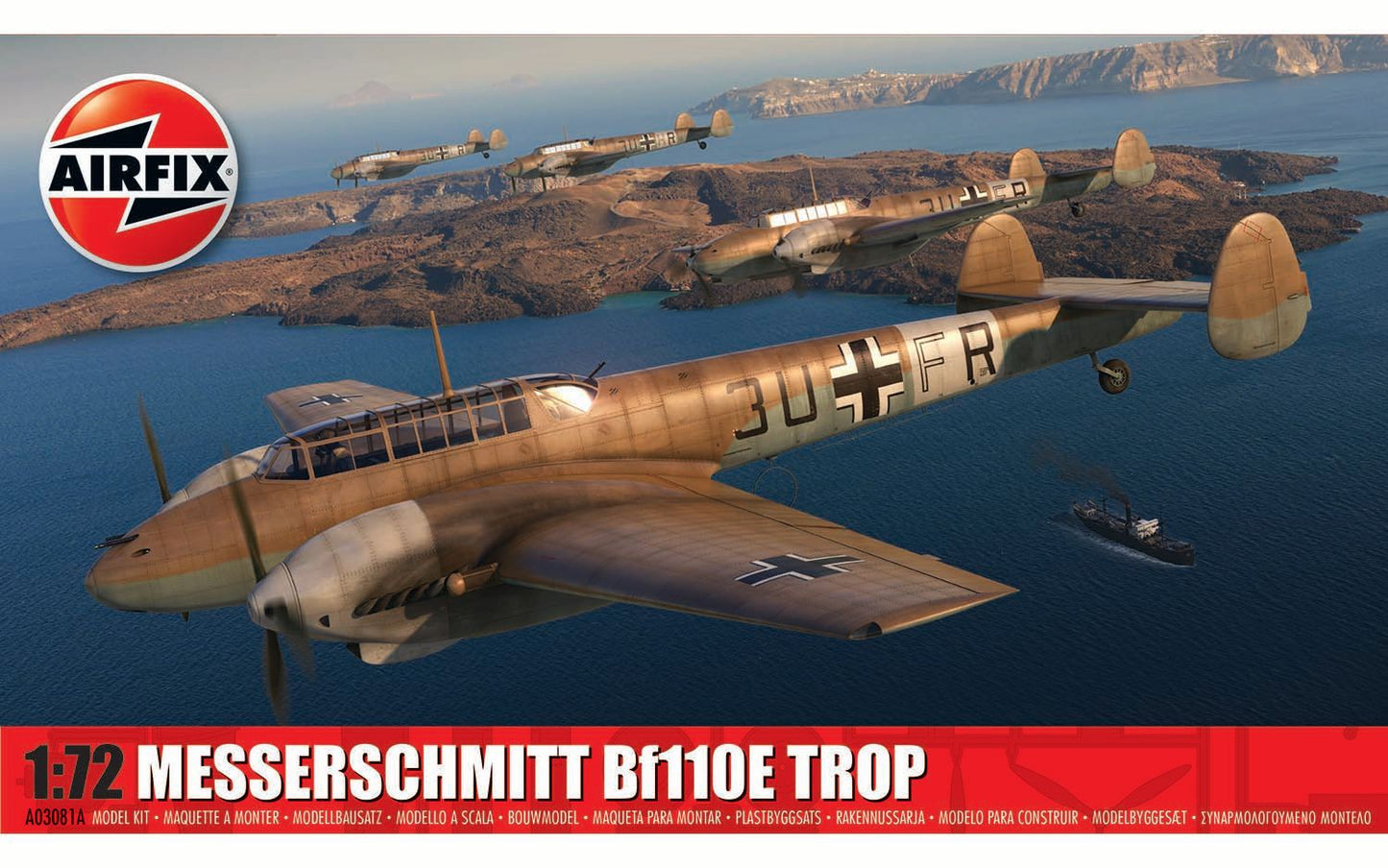 Messerschmitt Bf110E Trop 1/72