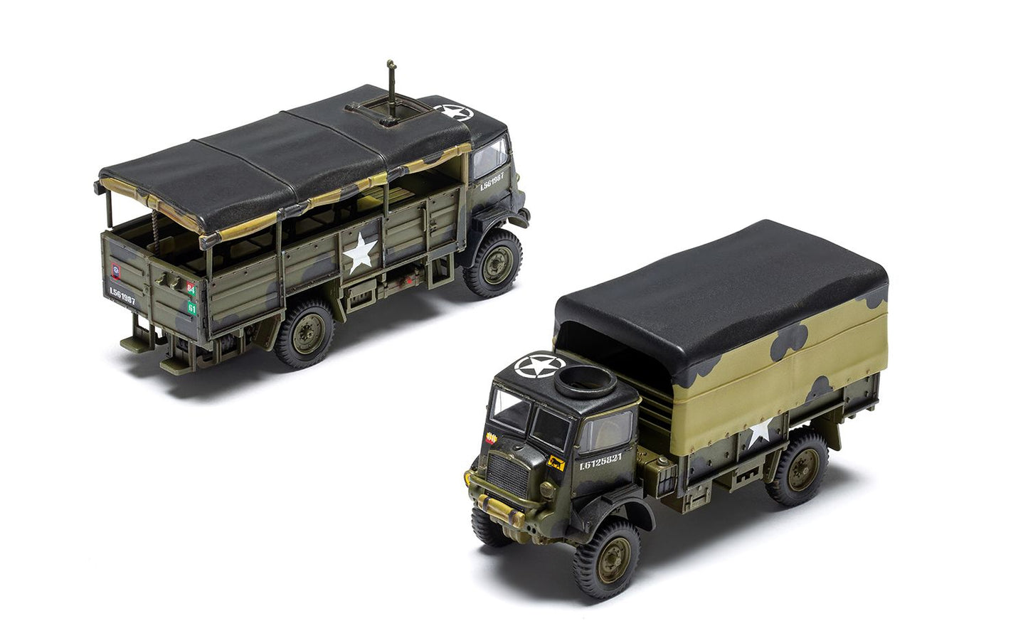WWII 3-Ton G.S. and Troop Trucks 1/76