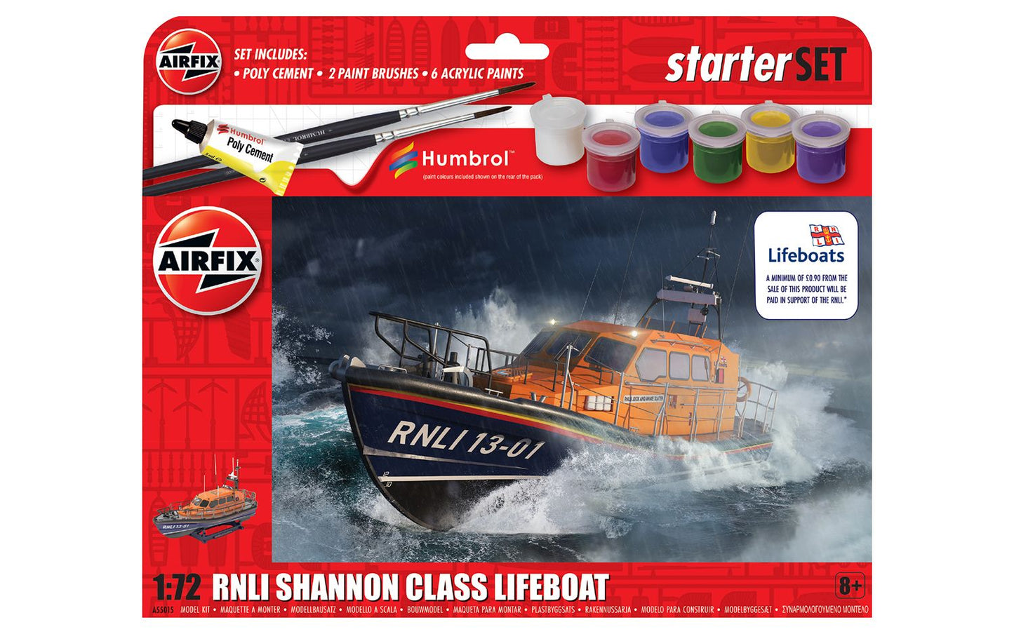 RNLI Shannon Class Lifeboat 1/72 Starter Kit