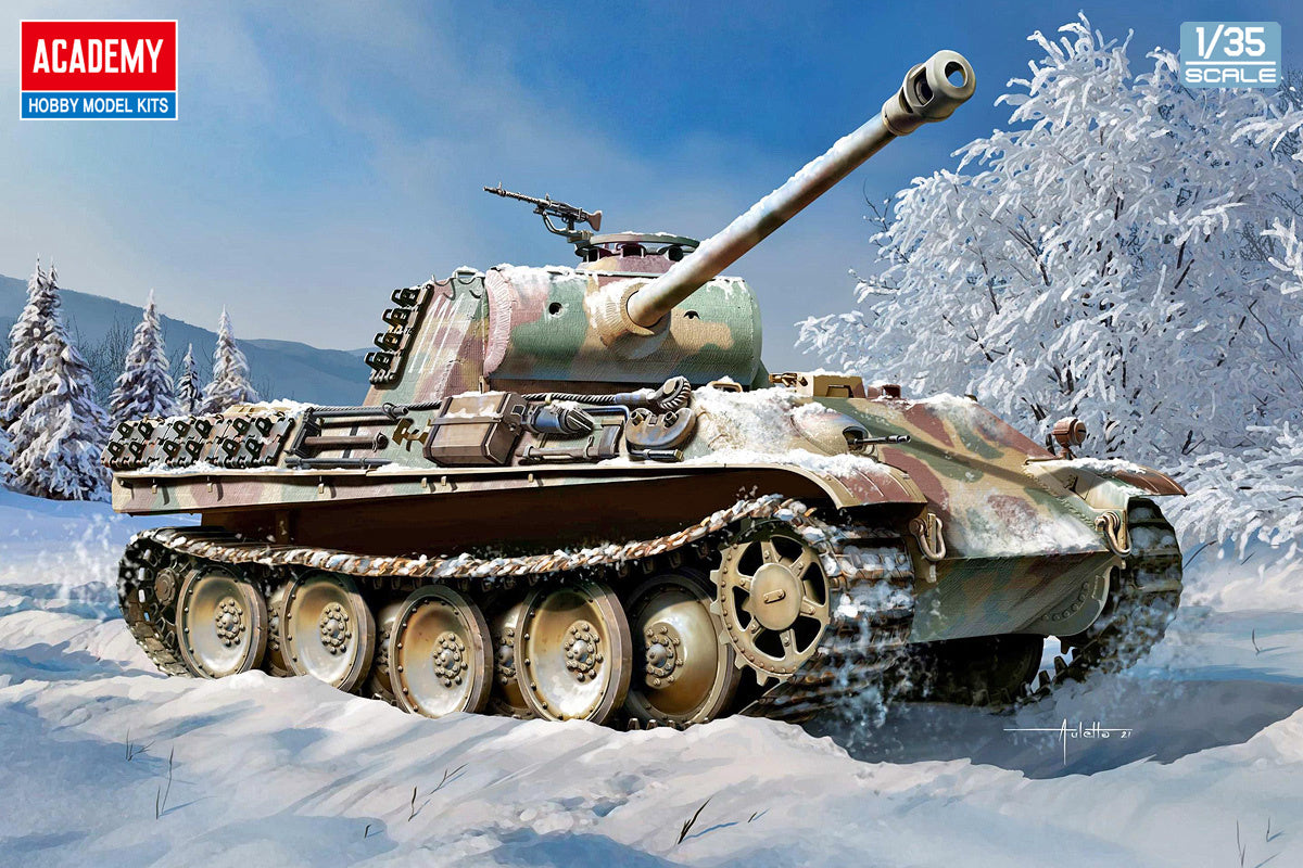 German Panther AUSF.G Battle of the Bulge 1/35