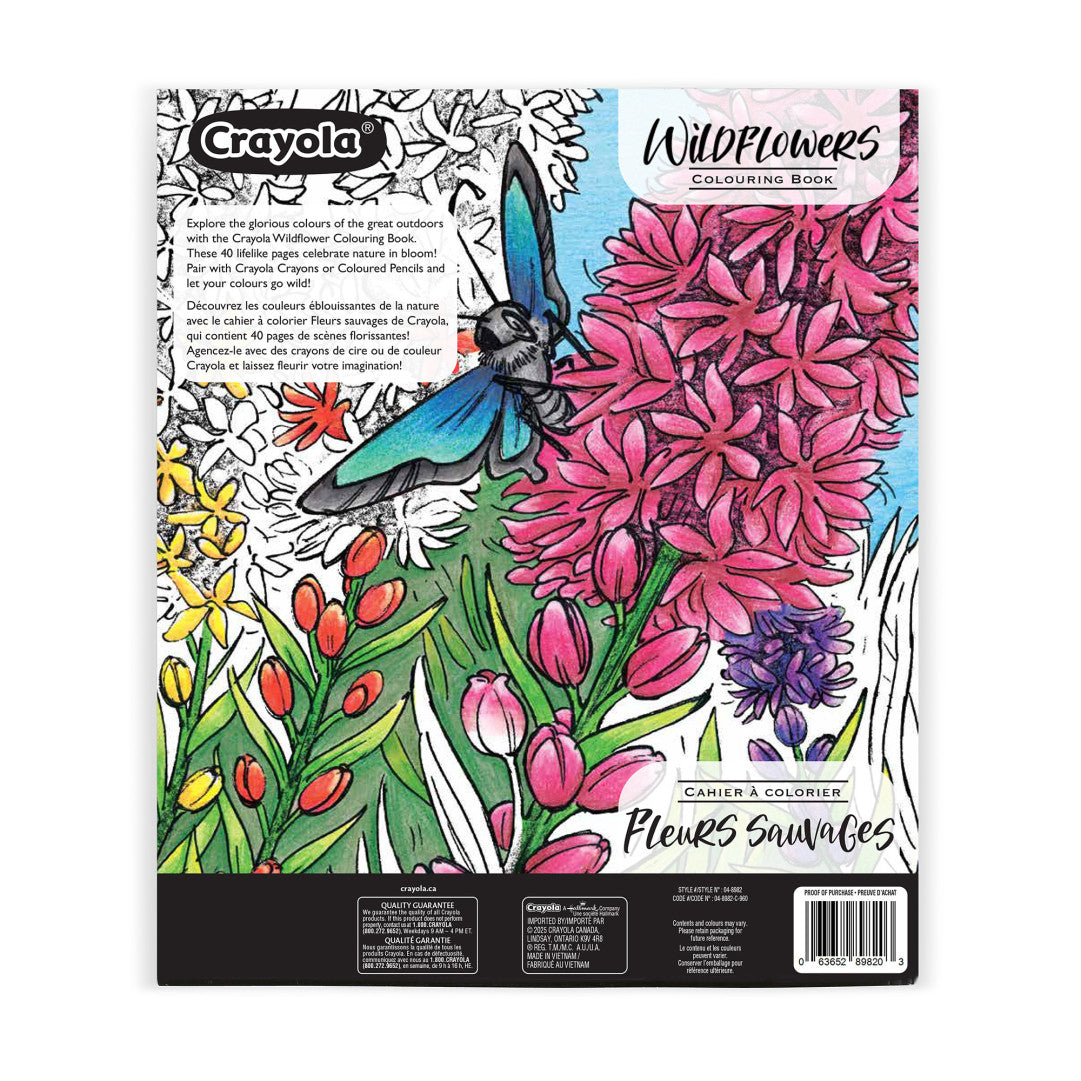 Wildflower Colouring Book
