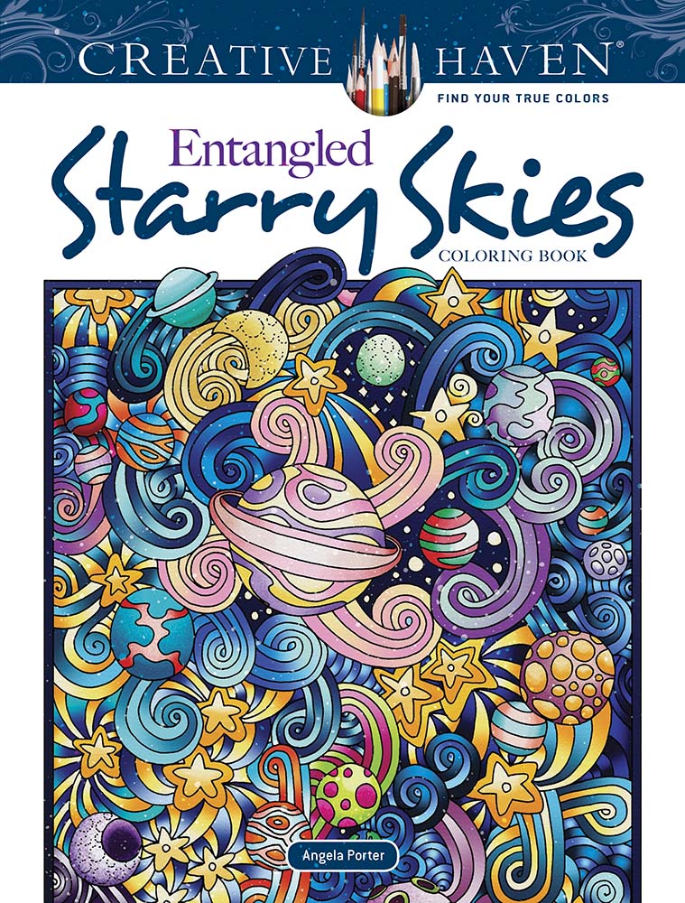 Entangled Starry Skies Coloring Book