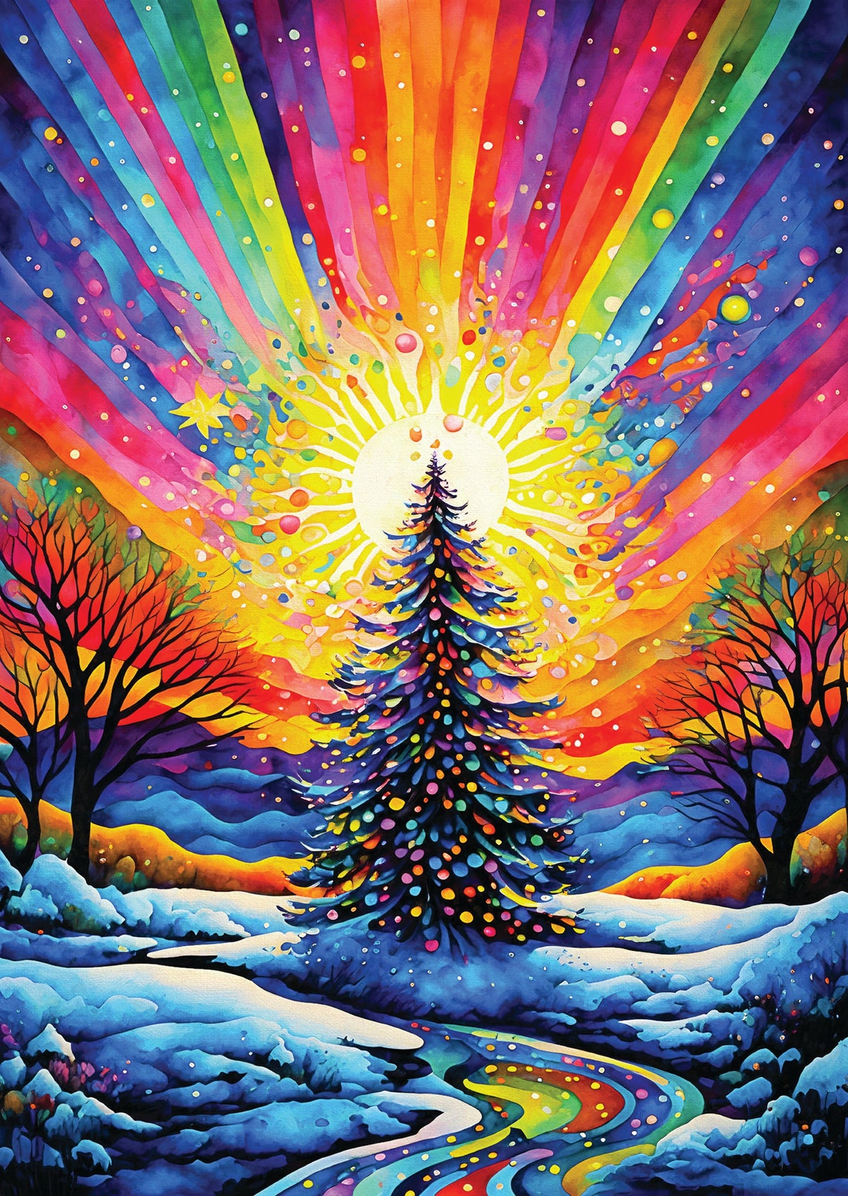 Enjoy - Christmas Tree Celebration 1000pc jigsaw puzzle