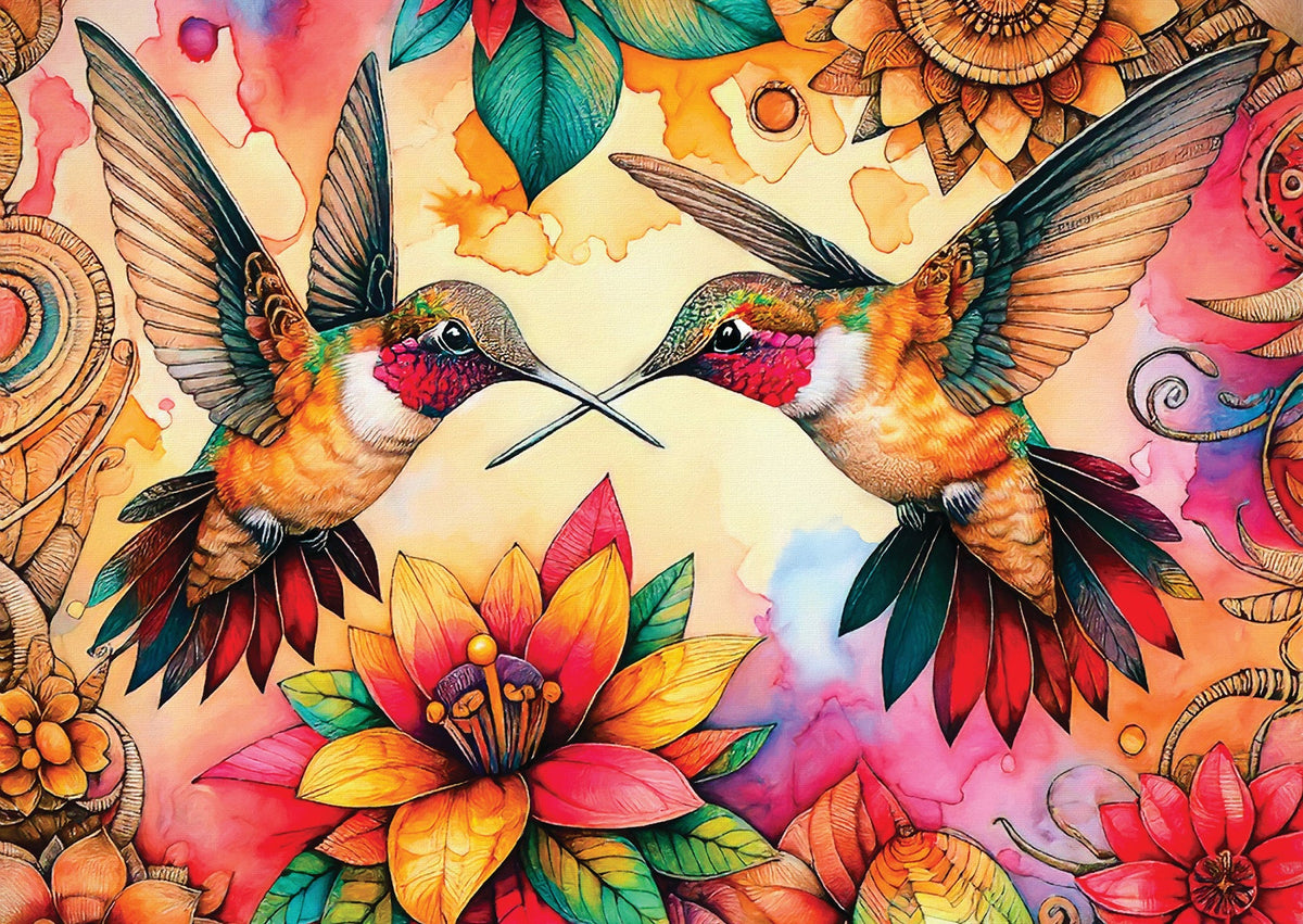 Enjoy - Hummingbird Haven 1000pc jigsaw puzzle