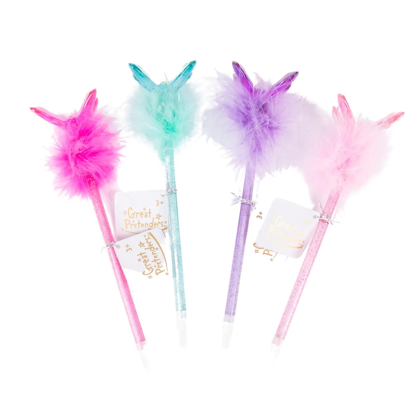 Butterfly Gem Fluffy Pen