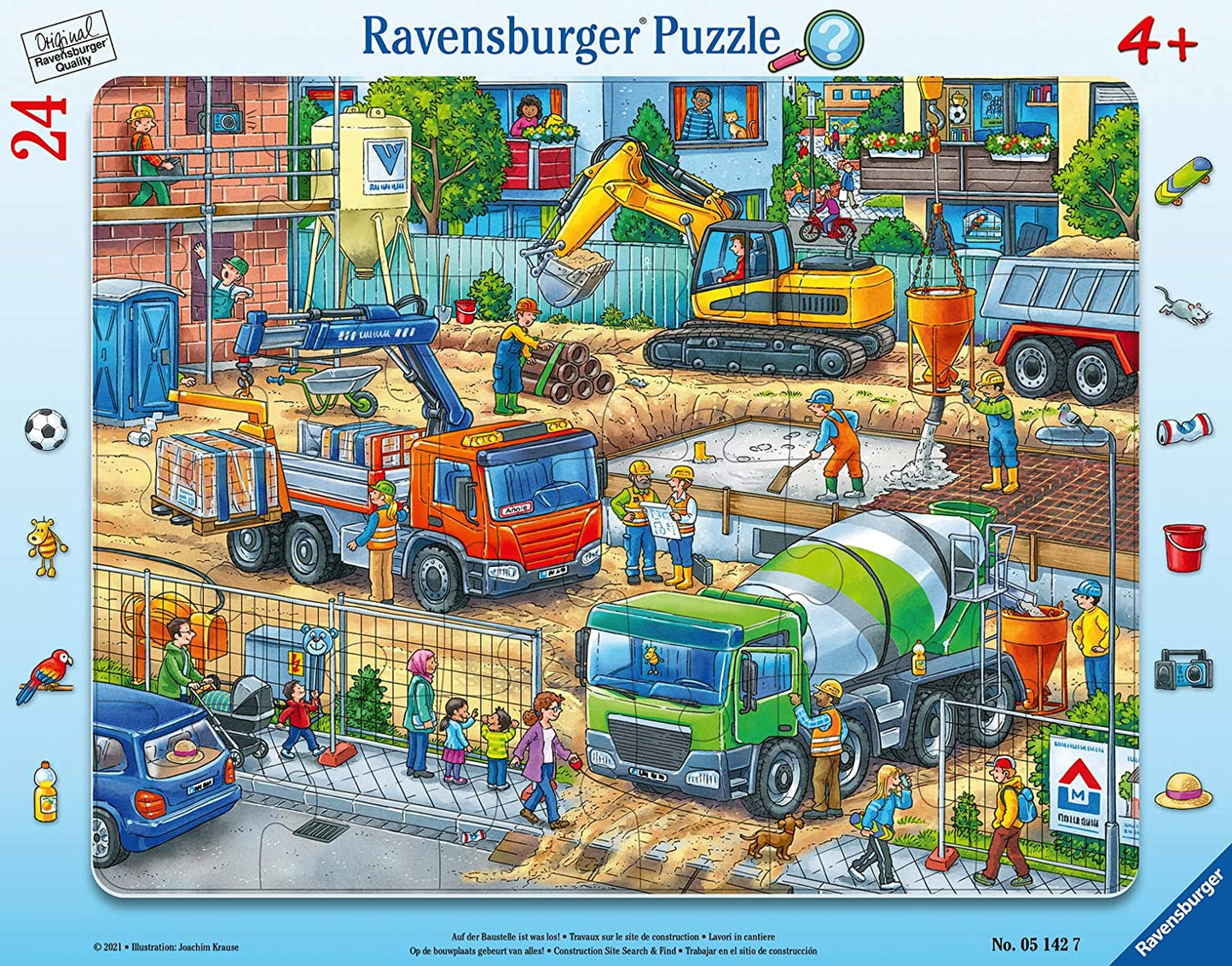 Construction Site 24pc tray puzzle