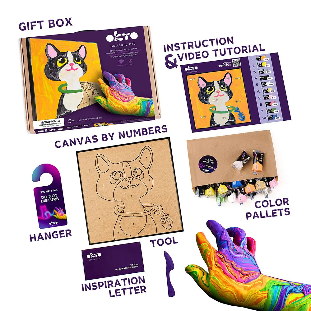 Oktoclay & Painting Kit Cat