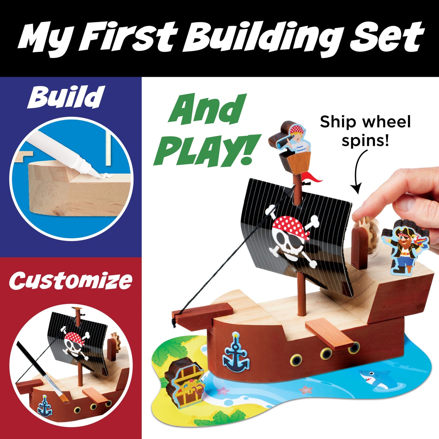 Buildeez! Sea Skull Pirate Ship