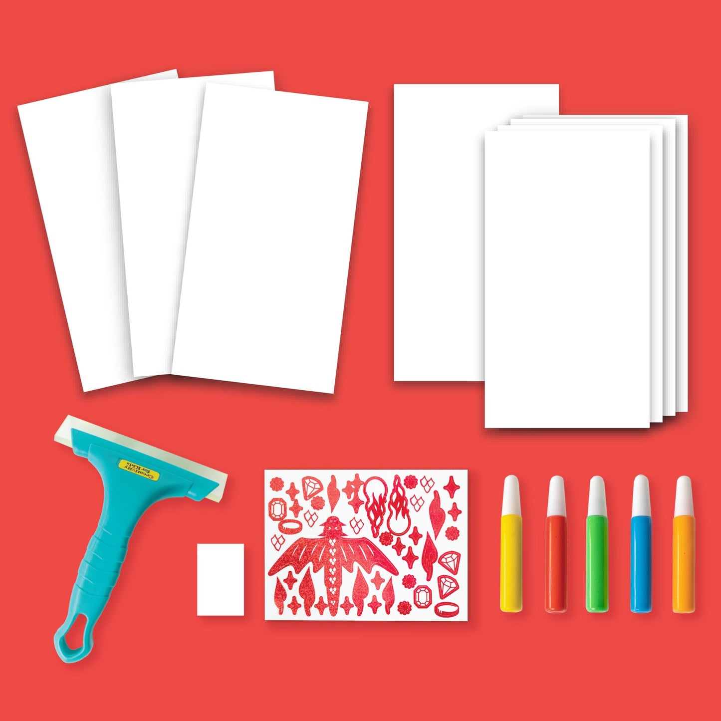 Squeegeez Magic Reveal Art Dragpn