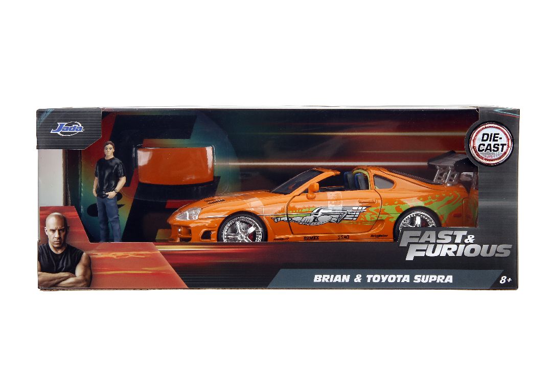 "Fast & Furious" Toyota Supra with Bria Figure 1/24