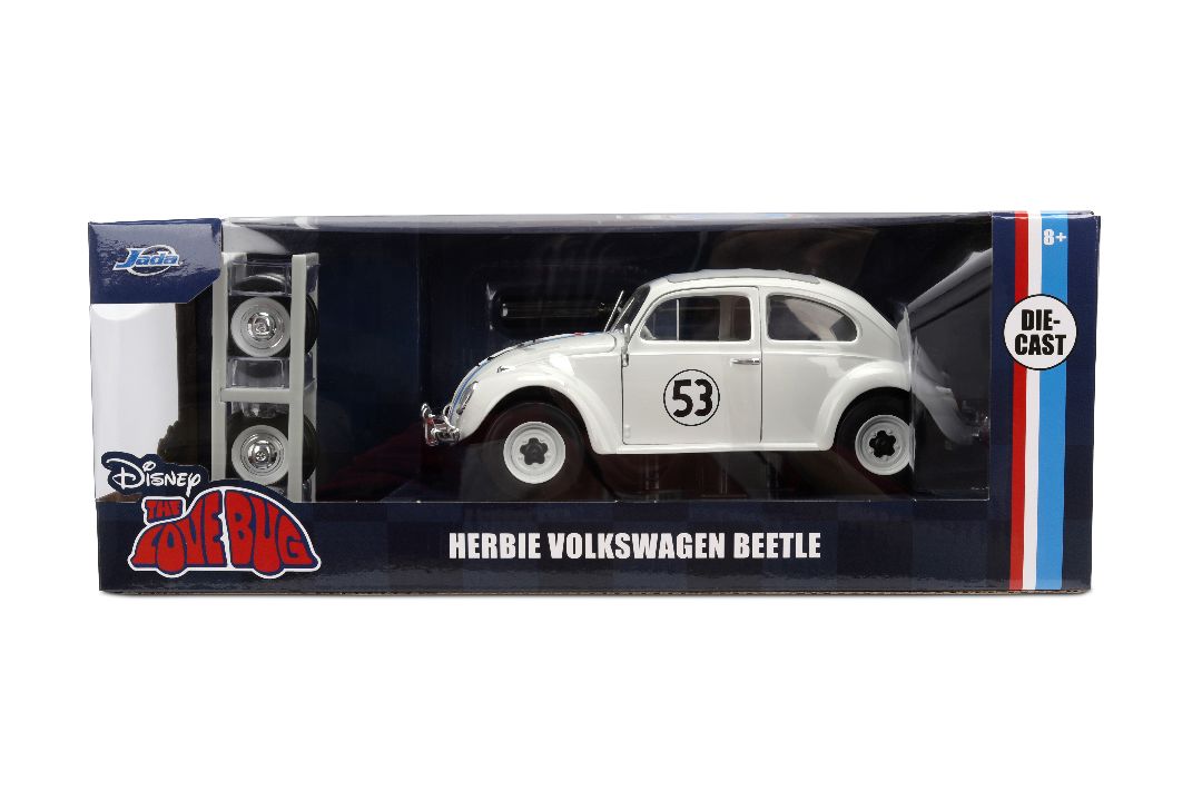 "Hollywood Rides" VW Beetle Herbie The Love Bug with Rack 1/24
