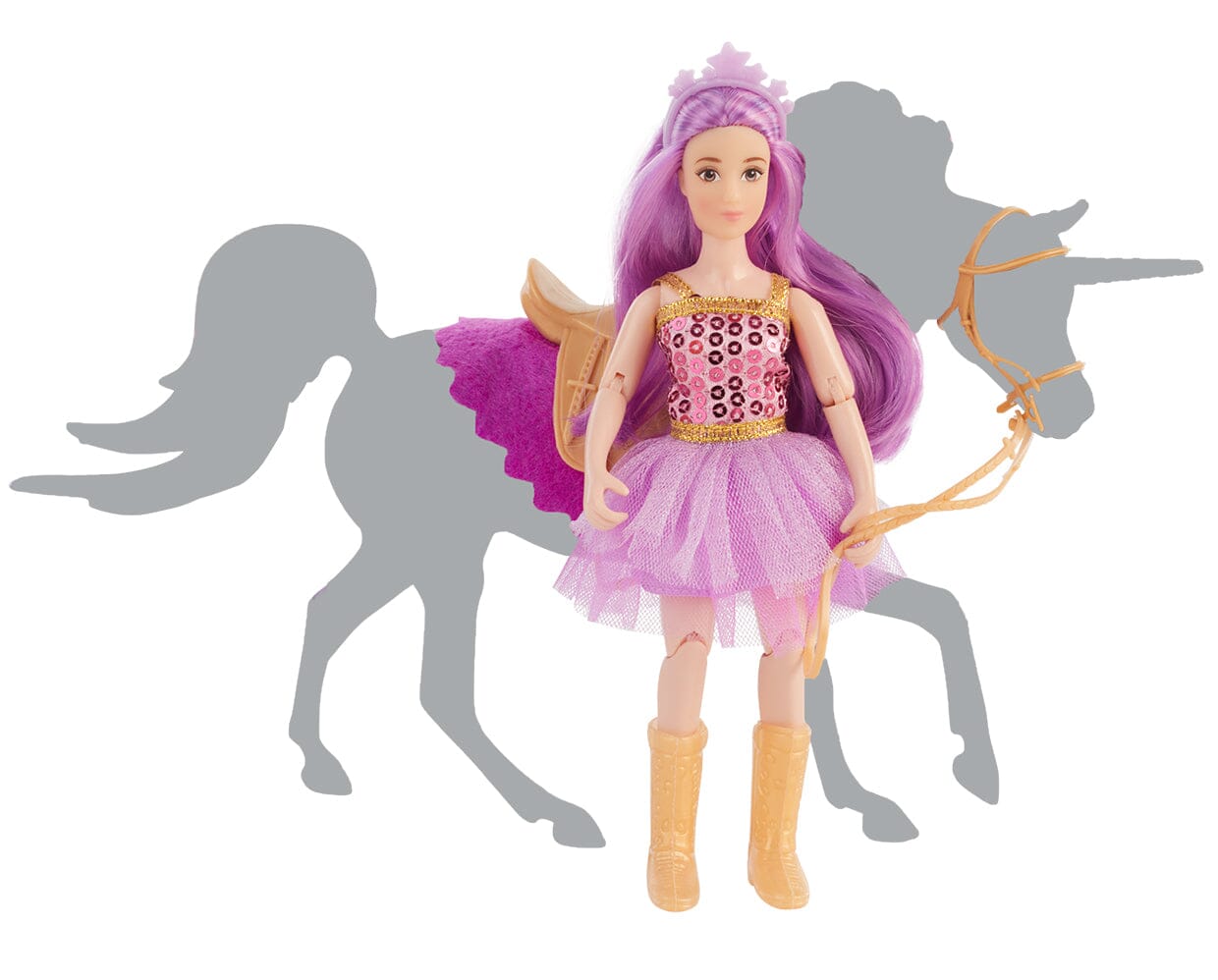 Lyra Fantasy Rider with Tack 1/12