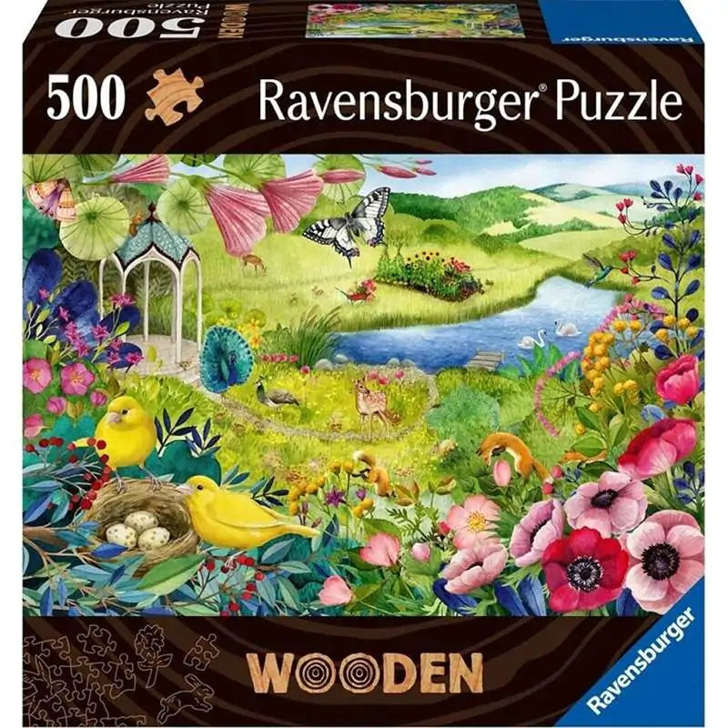 Nature Garden Wooden puzzle 500pc
