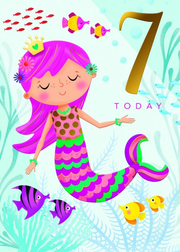 7 Today Birthday Card