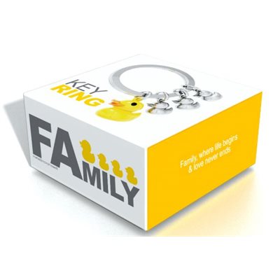 Keychain Duck Family