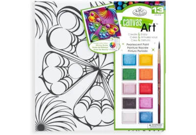 Canvas Art Pearlescent Butterfly